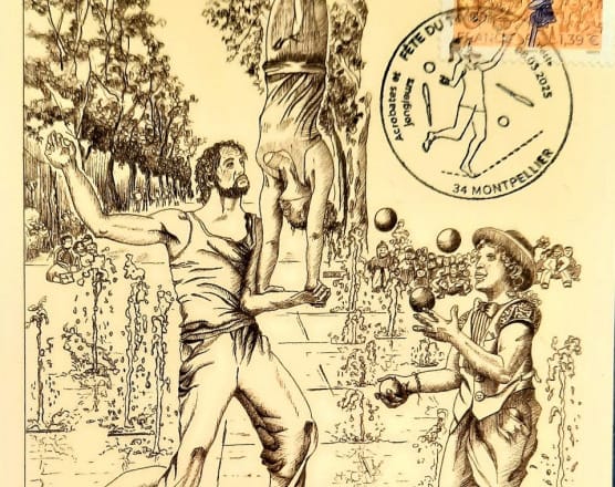 Carte locale - Fête du timbre 2025 - Montpellier